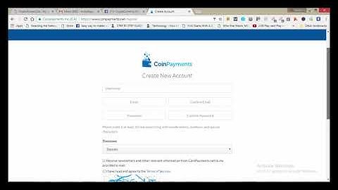 How To Create A Coinpayments.net Account