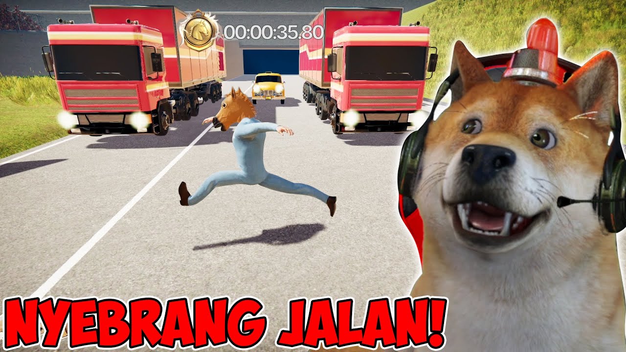 NYEBRANG DI JALANAN PALING BERBAHAYA! - Street Stallion The Jaywalk Simulator