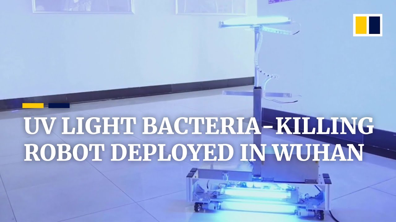 Uv Light Bacteria Killing Robot Deployed In Wuhan Youtube