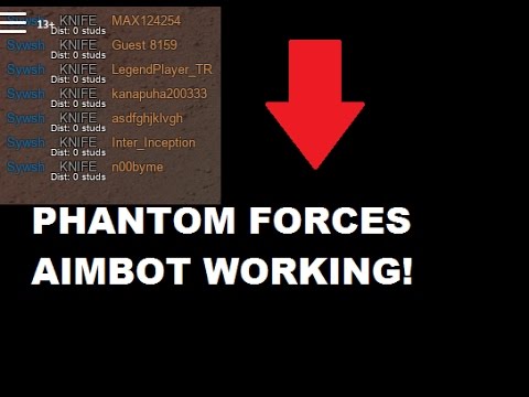 Roblox- Phantom forces AIMBOT (working)