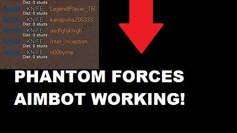 Roblox- Phantom forces AIMBOT (working)