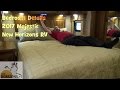Bedroom Detail in the 2017 Majestic by New Horizons RV