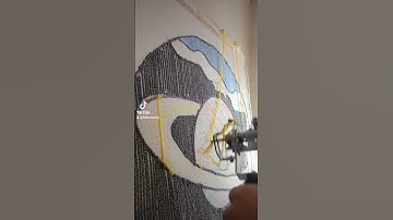 Making a hand tufted space rug!!🌌🧶