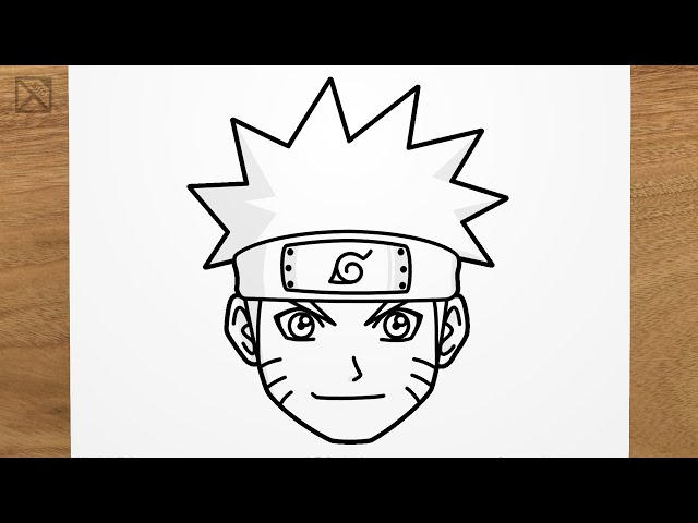 How to draw NARUTO UZUMAKI step by step, EASY 