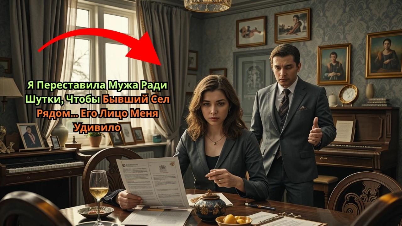 Я Переставила Мужа Ради Шутки, Чтобы Бывший Сел Рядом… Его Лицо Меня Удивило