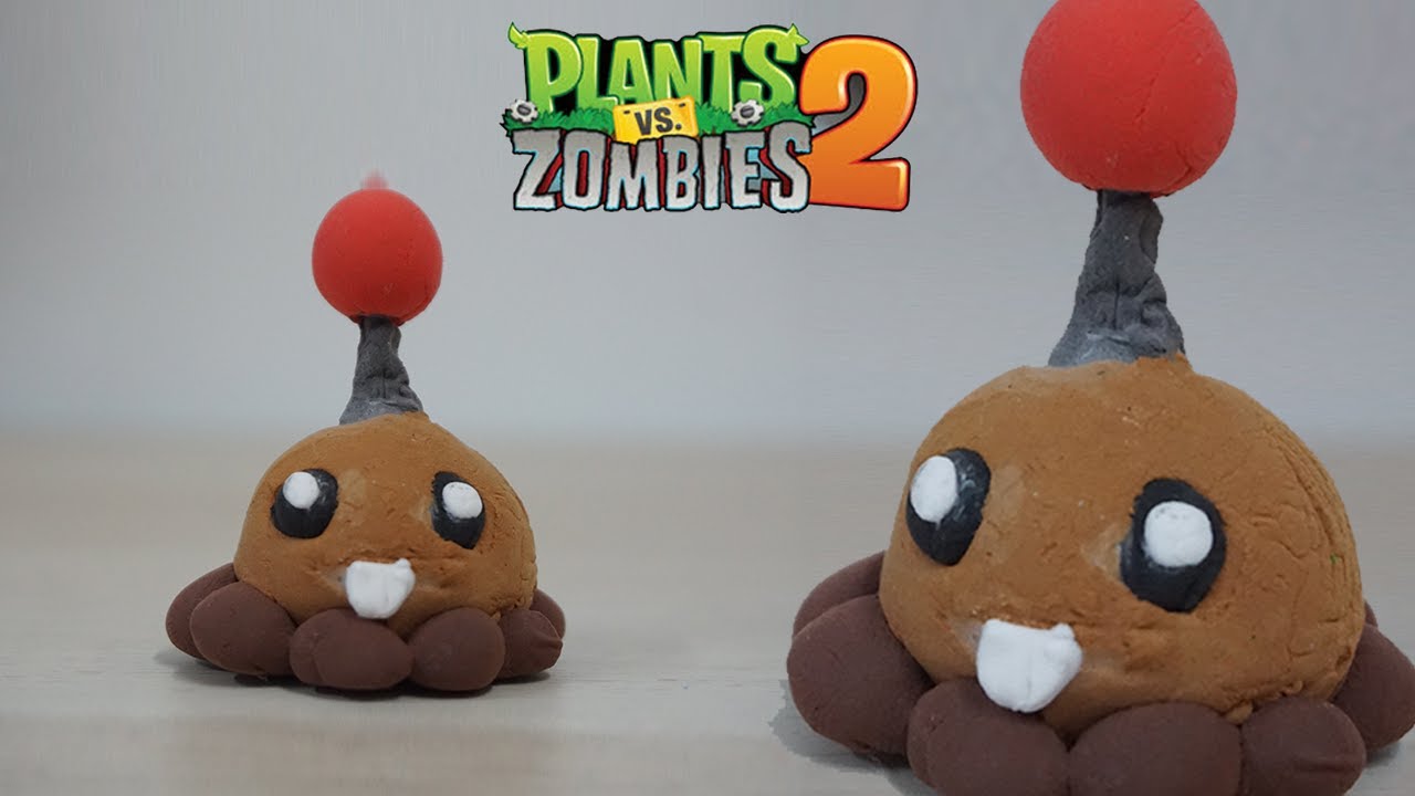 How To Make Potato Mine With Air Clay Plants Vs Zombies Characters Youtube