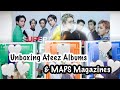 Unboxing More Ateez Albums &amp; MAPS Magazine