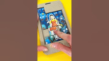 Solving Paper Craft Puzzle with Doll by Squid Game 2🧩#squidgame #papercraft #puzzle #solve #netflix
