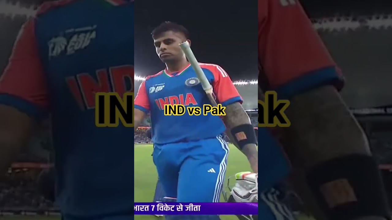 IND vs Pak India winning moment 
