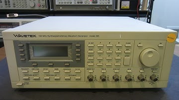 Wavetek 395 Arbitrary Waveform Generator Teardown and Testing