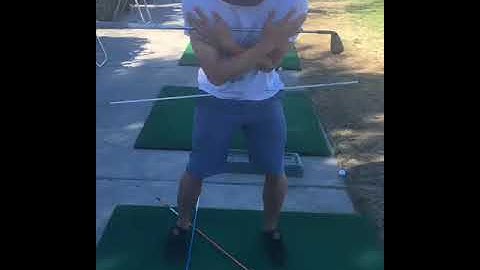 Backswing pivot drill