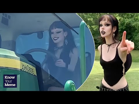The Internet Simps Over Goth Girl Farmer