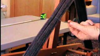 Tying a Skein, Determining Yardage of Handspun Yarn and Measuring Wraps per Inch