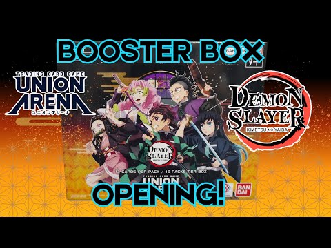 Union Arena Demon Slayer Booster Box Opening & Unboxing! | UE05BT | Union  Arena TCG & Card Game