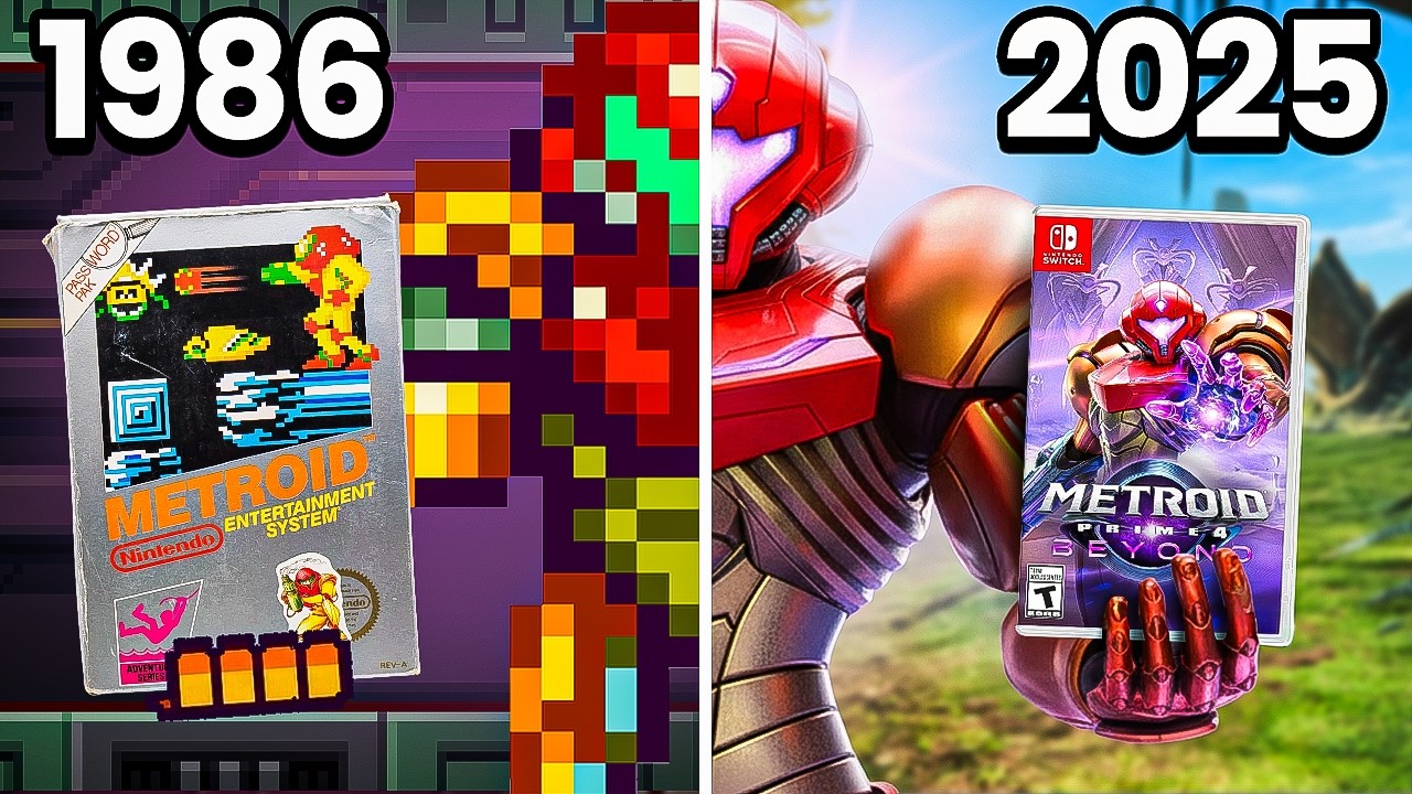 Evolução INCRÍVEL de METROID