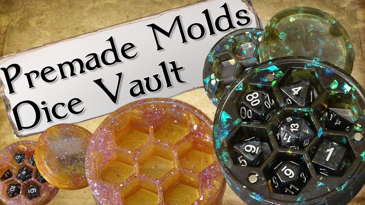 Premade Molds Sophie & Toffee Dice Vault / Box Molds YouTube
