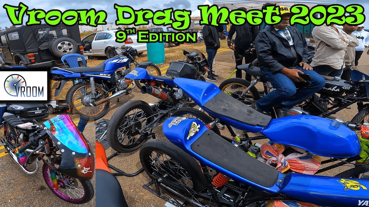 Vroom Drag Meet🤩9th Edition🏆in Hosur Bike's are getting ready to race🥵💥
