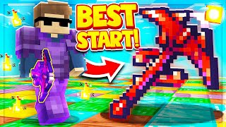 My FRESH START on NEW Minecraft OP Prison SERVER (INSANE) | Minecraft OP Prison | RocketRealms