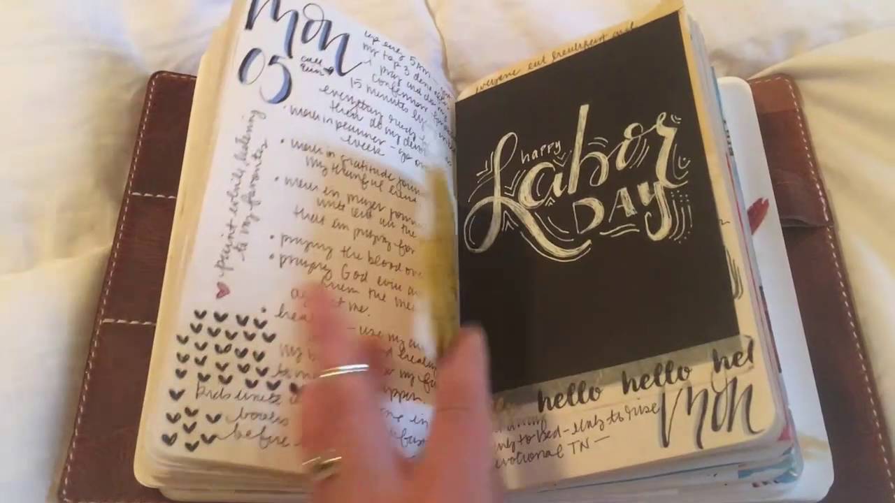 September Planner Flip Through