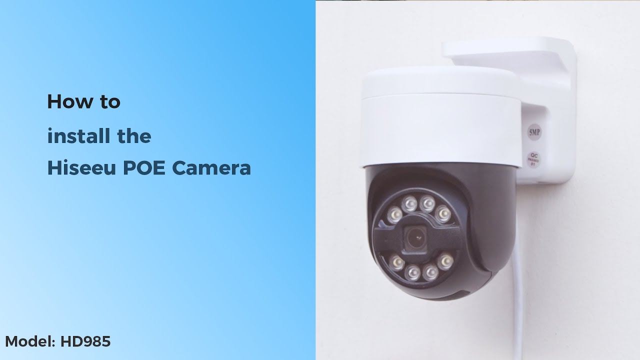 5MP PoE PTZ 300° Pan Wired Security Camera Outdoor Auto Tracking
