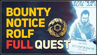 Bounty Notice Rolf FULL QUEST Crimson Desert