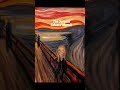 Jelly moving funny The Scream Painting by Edvard Munch- #TheScream- #Funny- #Parody- #Art- #Painting