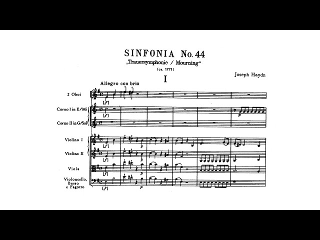 Haydn: Symphony No. 44 in E minor 
