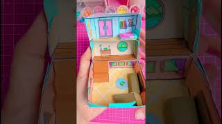 Cara membuat rumah boneka dari kertas 🏡😍🎀| how to make paper doll house #shorts #papercraft screenshot 2