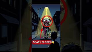 Terrifying Clown Meets A Little Boy 😱💀#clown #scarystory #truestory #creepycontent