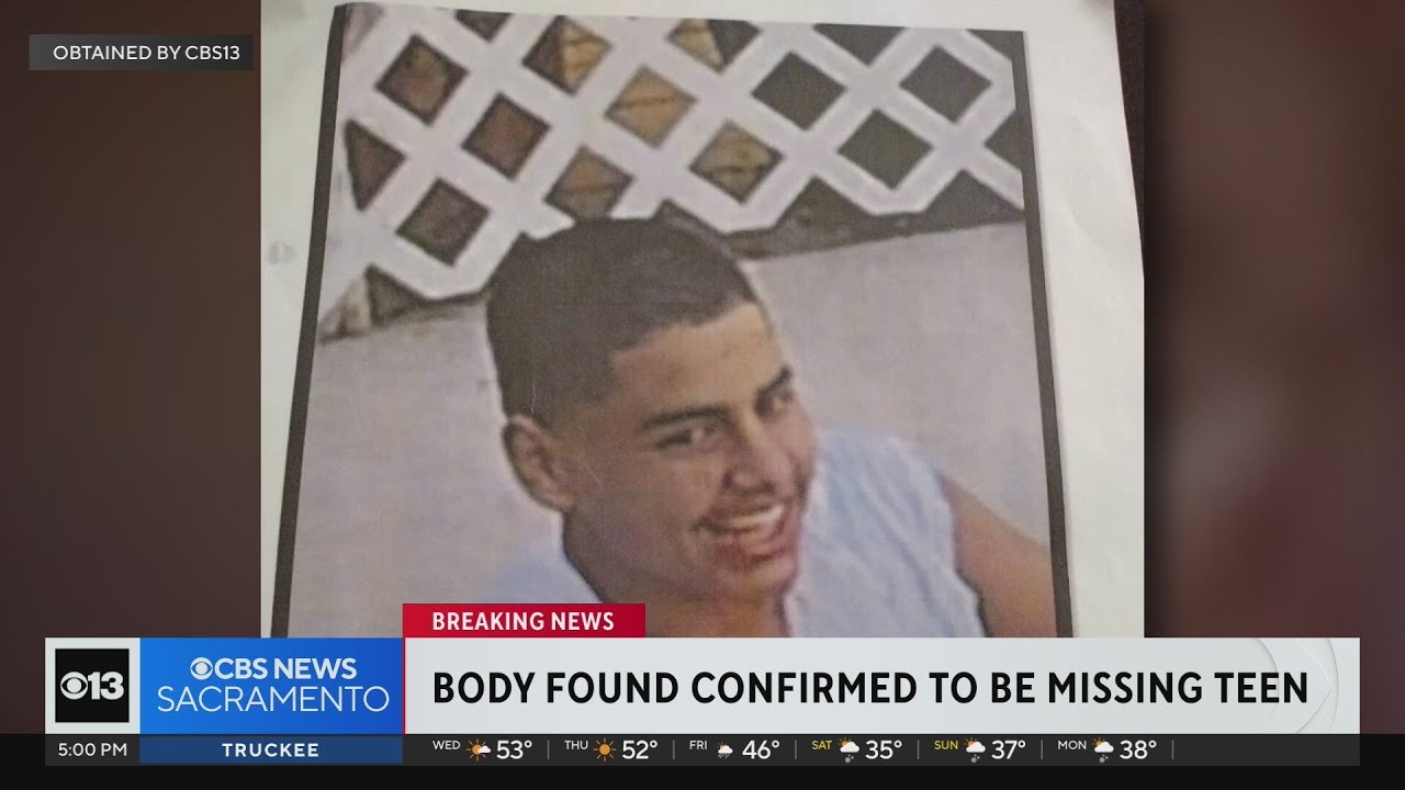 Body found in river confirmed to be missing Stockton teen - YouTube