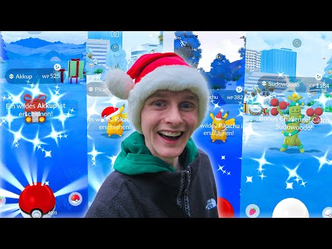 Die XXL WEIHNACHTS Pokémon GO SHINY JAGD!