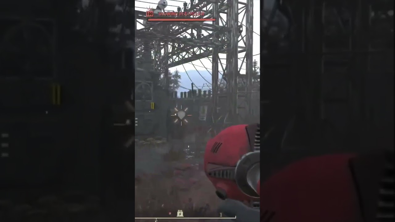 Level 100 Scorched Glowing Deathclaw Sneak Attack SCARES ME! Fallout 76 shorts Versus Thirst Zapper