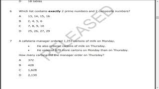 4th Grade NC Math EOG Review: Question 6