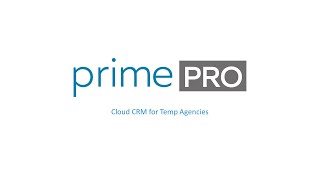 PrimePRO Candidate Portal demo
