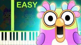 Chattermax Song | BLUEY - EASY Piano Tutorial