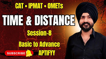 🏁 TSD-8 | Linear Races Explained | Solve Race Problems for CAT & IPMAT!