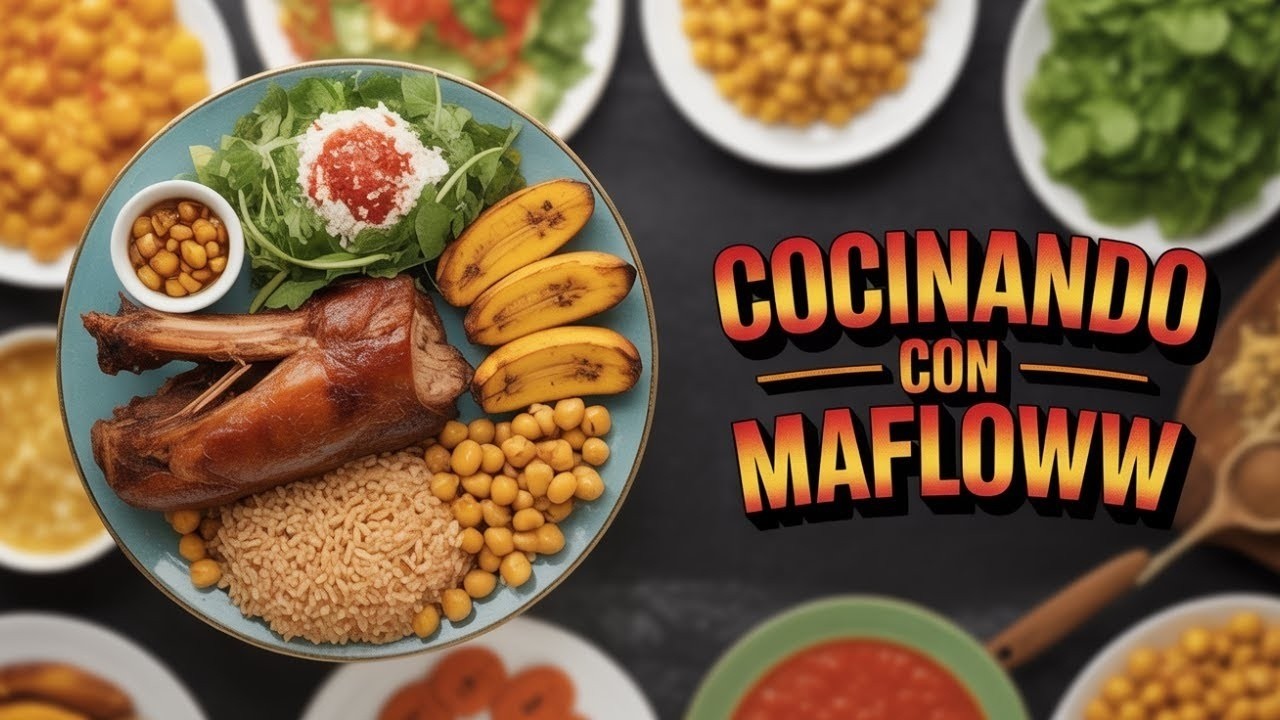 Cocinando Con MaFloww está haciendo una tortilla española