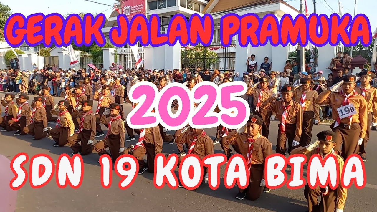 SDN 19 KOTA BIMA, GERAK JALAN SD 2025