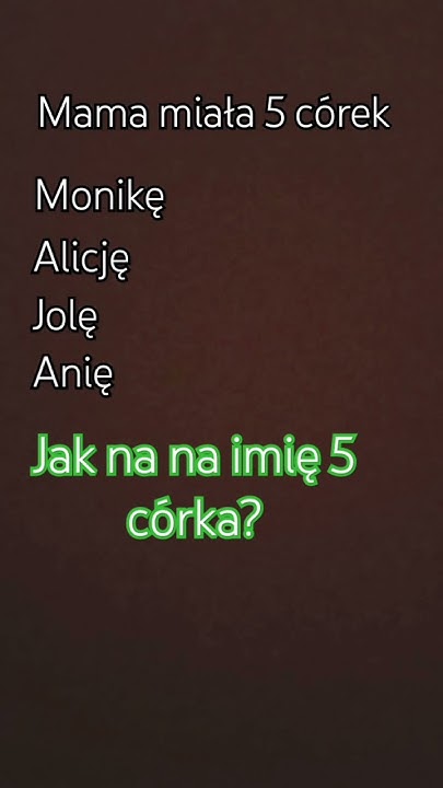 Jak Ma Na Imię żona Sławomira jak ma na imię 5 córka?💗💗💗 - YouTube