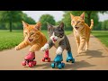 Mama Cat & Kitten Make Burgers to Buy Kitten’s Make Dream Come True 🐱🥪💖