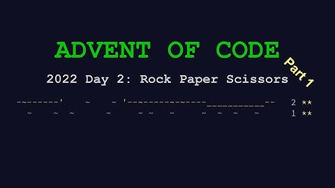 Golang | Advent Of Code 2022 | Day 2 Part 1