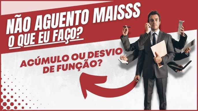 Desvio ou acúmulo de função, qual a diferença?