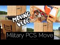 MILITARY PCS MOVE - MOVING VLOG + TIPS AND PREPARING FOR MOVERS (OVERSEAS MOVE BACK TO THE STATES)