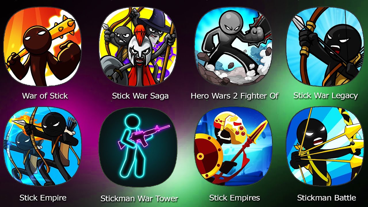 Stickman Battle,War of Stick,Stick War Legacy,Stick War Saga,Hero Wars 2 Fighter Of Stick,Stick