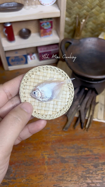 Ikan Mini di Dapur Mini 🐟 #minicooking #asmrcooking #asmr #cooking #masak #cook #food #miniature