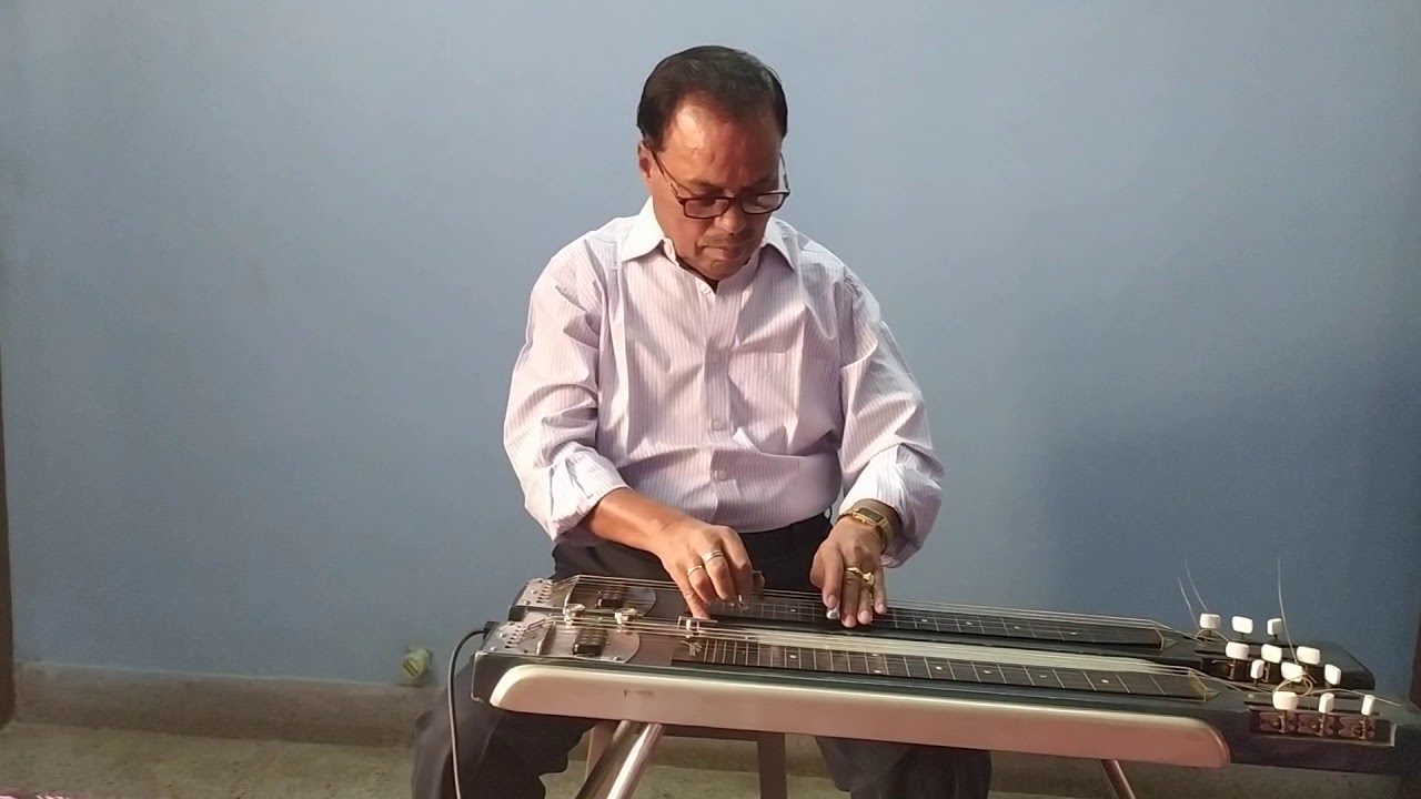 Old Hindi Song:"Chahunga Main Tujhe Saanjh Savere"on steel Hawaiian Guitar by Sankar Das.