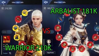 Lv. 114 ARBALIST 181K  VS Lv. 120 WARRIOR 210K ! Ft. SRZ×Zeelius