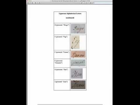 Video #15 - Introduction to the Deciphering Secrets Paleography Manual.