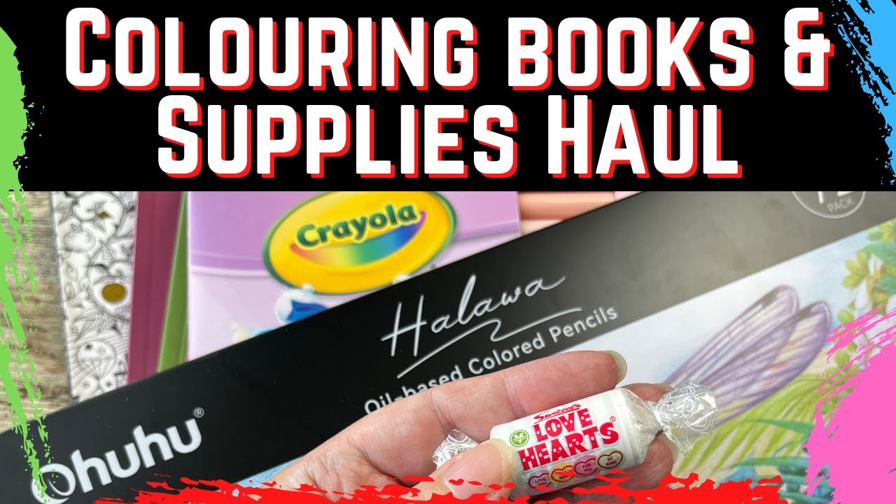 WHAT do you think about this Colouring Book & Art Supplies haul?