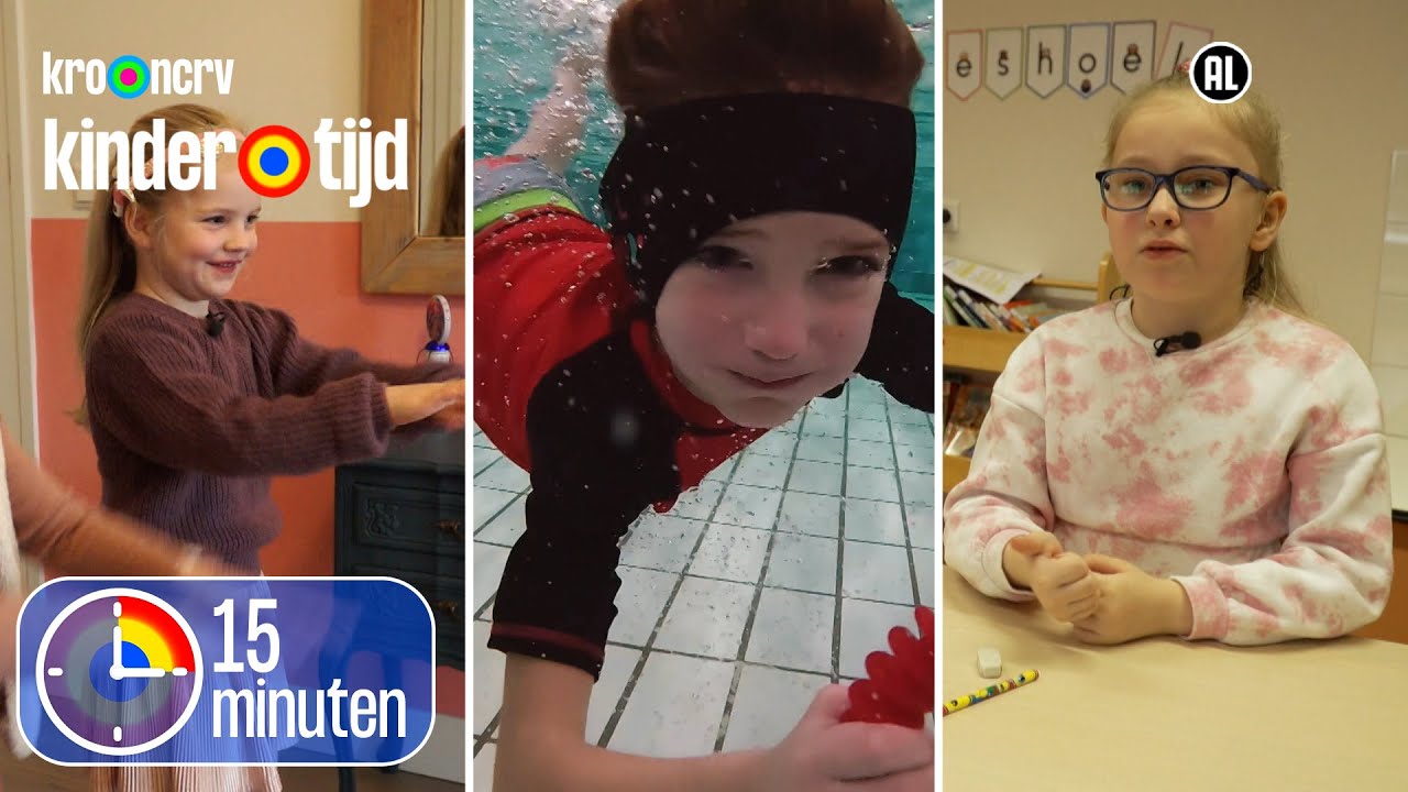 TOP 3 'Gebaar het maar ' met Amy, Vico en Abby | 15 minuten | Kindertijd KRO-NCRV